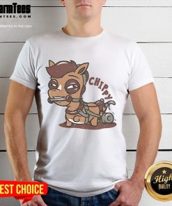 Cute Give Chippy The Bit T-Shirt featuring an adorable graphic design perfect for animal lovers and casual wear.