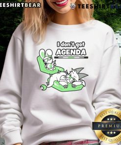 Cozy 'I Don't Got Agenda' Agender Agenda Sweatshirt in soft fabric, perfect for expressing agender pride and comfort.