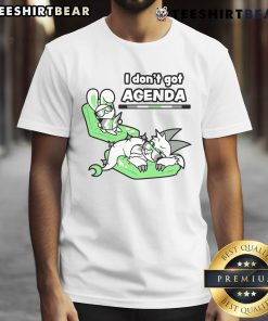 Alt Text: Cute I Dont Got Agenda Agender Agenda T-Shirt design featuring playful text on a stylish tee for gender expression.
