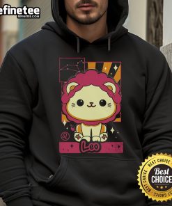 Cute Lion Zodiac Hoodie featuring an adorable lion graphic, perfect for astrology lovers and cozy fashion enthusiasts.