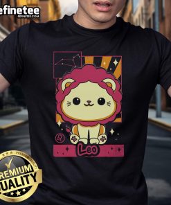 Alt Text: Cute Lion Zodiac T-Shirt featuring a playful lion graphic for astrology lovers and zodiac sign enthusiasts.
