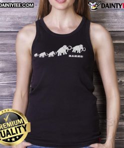 Alt Text: Cute Mammut Family logo tank top featuring a playful design, perfect for casual outings and family adventures.