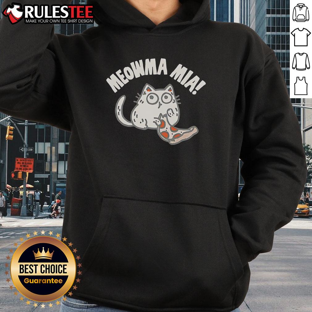 Cute Meowma Mia Pizza Hoodie Cute Meowma Mia Pizza Hoodie featuring a fun cat design and vibrant colors, perfect for cat lovers and pizza fans.