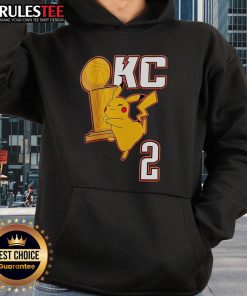 Cute Pikachu wearing a hoodie, holding the 2025 NBA Champs trophy, perfect for OKC Thunder fans.