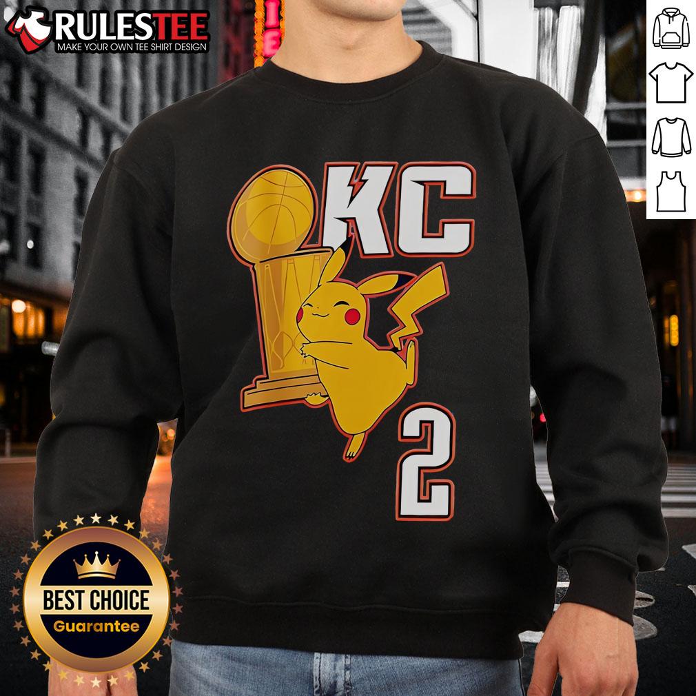 Cute Okc Pikachu Holding 2025 Nba Champs Trophy Sweatshirt Alt Text: Cute OKC Pikachu holding 2025 NBA Champs trophy sweatshirt, perfect for basketball fans and Pokmon lovers.