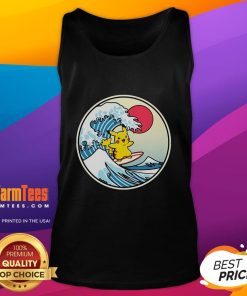Adorable Pikachu on a cute tank top featuring the Thunder Wave design, perfect for Pokemon fans.