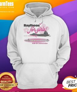 Cute Raytheon for Girls AIM-9X Sidewinder Hoodie featuring a stylish design perfect for young aviation enthusiasts.