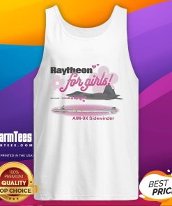 Cute Raytheon for Girls Aim 9X Sidewinder Tank Top featuring a stylish design and vibrant colors perfect for young fans.