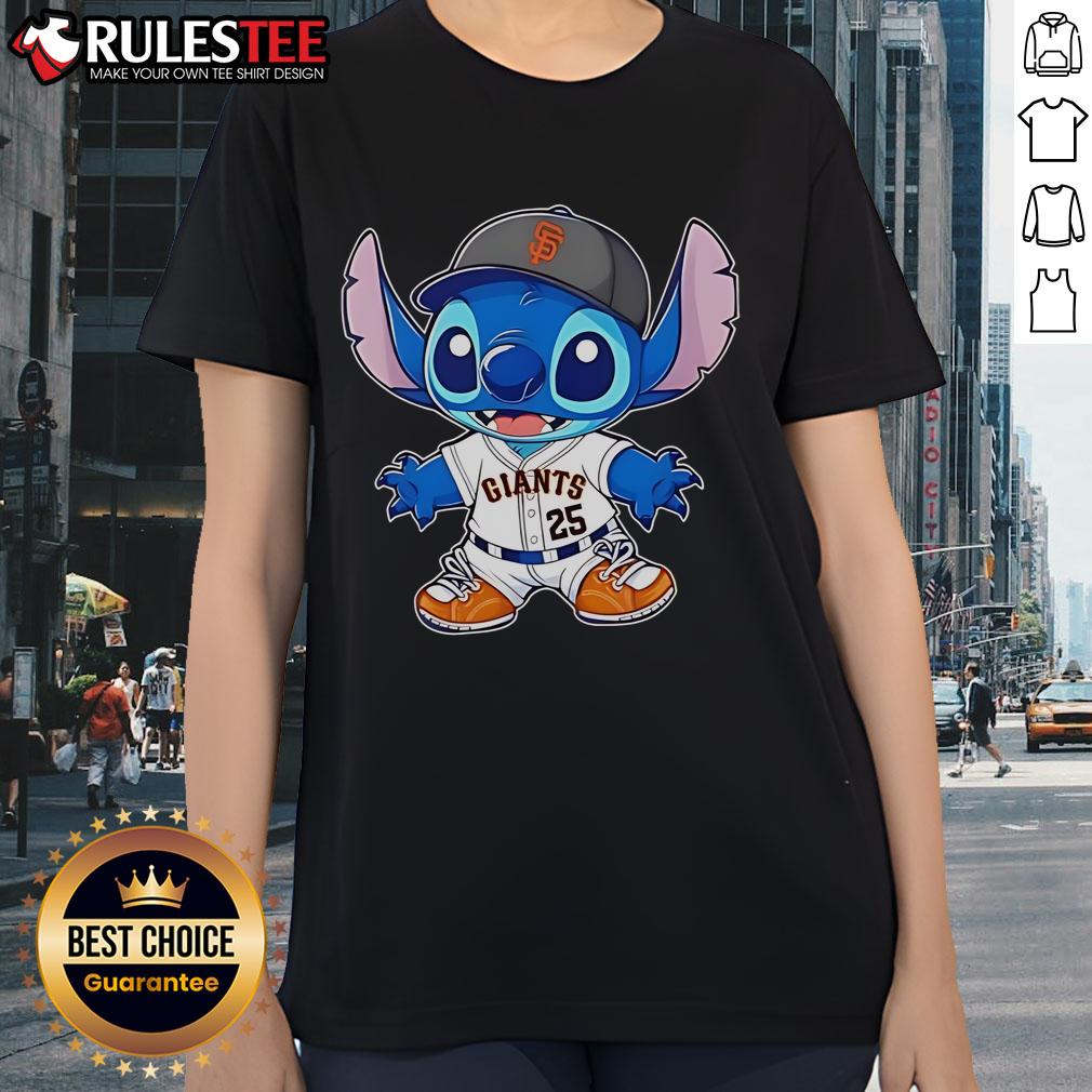 Cute San Francisco Giants X Stitch Baseball Ladies Tee Cute San Francisco Giants X-Stitch baseball ladies tee featuring vibrant team colors and stylish design.
