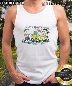 Alt Text: Cute Scotts Mobile Detailing Tank Top featuring a stylish design, perfect for car enthusiasts and detailing fans.