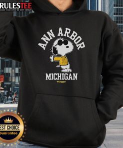 Cute Snoopy Ann Arbor Michigan 2025 tour hoodie featuring a colorful design and cozy fit, perfect for fans.