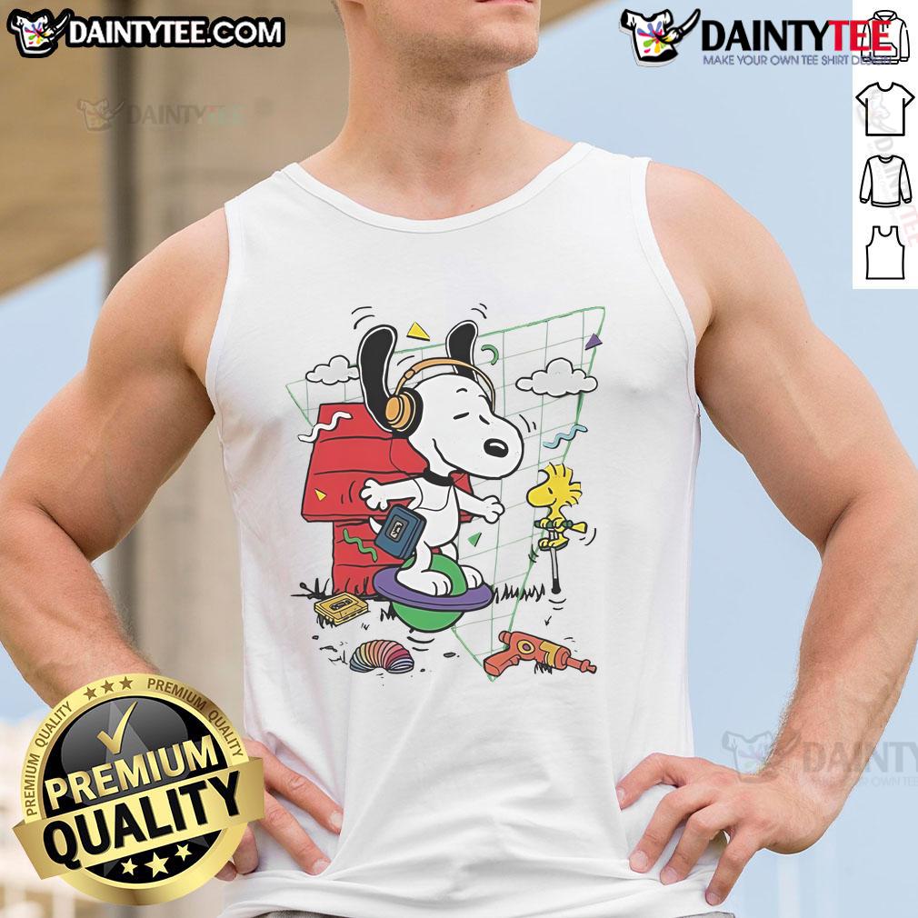 Cute Snoopy Woodstock Pogo Days Tank Top Cute Snoopy and Woodstock tank top featuring playful designs for Pogo Days, perfect for summer casual wear.