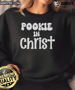 Cute SylentBell Pookie in Christ sweatshirt, featuring a colorful design and a cozy fit for stylish comfort.