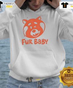 Adorable Cute Turning Red fur baby hoodie, perfect for keeping little ones warm and stylish this season.