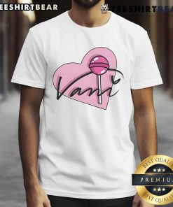 Alt Text: Cute Vani Heart Signature T-Shirt featuring a stylish heart design, perfect for fashion lovers and casual wear.