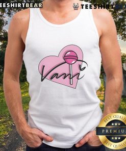 Cute Vani Heart Signature Tank Top in vibrant colors, perfect for casual summer outfits and fashion lovers.
