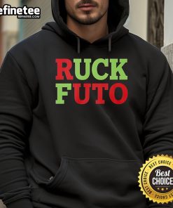 Stylish Top Ruck Futo Reverse Letter Hoodie featuring bold graphics and comfortable fit for urban fashion enthusiasts.