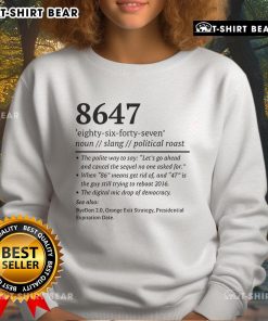 Funny anti-Trump taco sweatshirt featuring a humorous design, perfect for making a political statement with style.