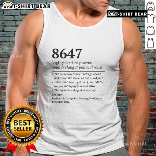 Anti-Trump taco tank top featuring a humorous design, perfect for making a statement in casual fashion.