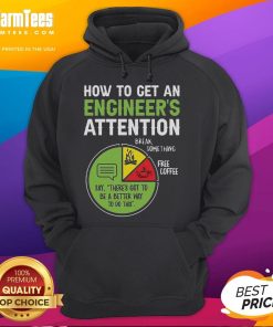Funny An Engineer's Guide to Attention Hoodie featuring a humorous design perfect for engineers and tech enthusiasts.
