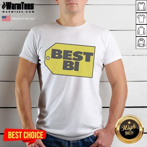 Funny Best Bi T-Shirt featuring a playful design celebrating bisexual pride and humor in vibrant colors.