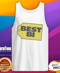 Funny Best Bi Tank Top featuring a humorous design, perfect for pride events and casual wear.