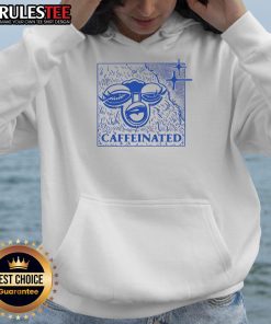 Funny caffeinated sloth in a cozy hoodie, perfect for coffee lovers and animal enthusiasts. Great gift idea!