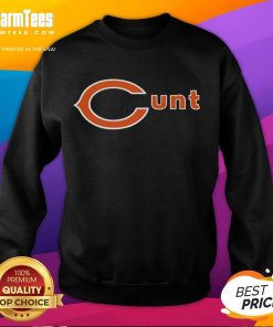 Funny Chicago Bears sweatshirt featuring humorous design, perfect for fans wanting a playful twist on team apparel.