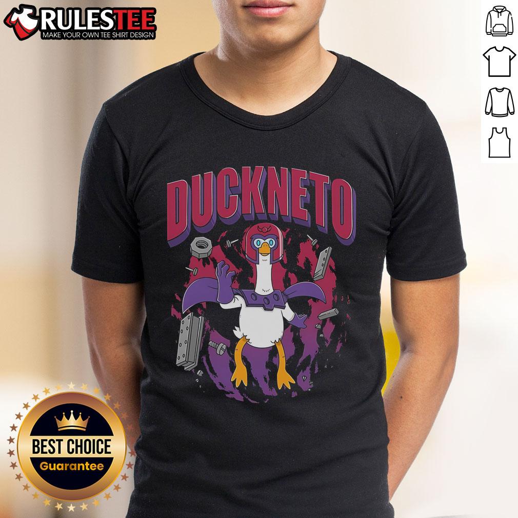 Funny Duckneto Marvel Magneto Duck T Shirt Funny Duckneto Marvel Magneto Duck T-Shirt featuring a playful duck in superhero attire, perfect for comic fans.