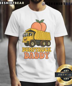 Funny Dumptruck Daddy Dad Father's Day T-Shirt featuring a playful dumptruck graphic, perfect for celebrating dads.