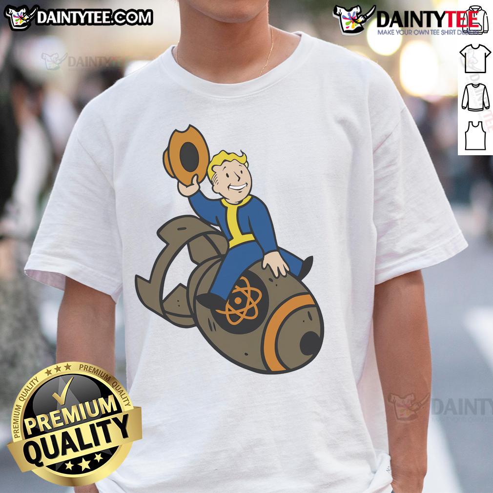 Funny Fallout Nuclear Bomb T Shirt Funny Fallout Nuclear Bomb T-Shirt featuring a humorous graphic design inspired by the popular video game series.
