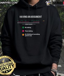 Funny Have An Argument Duration Hoodie featuring a humorous design, perfect for casual wear and sparking conversations.