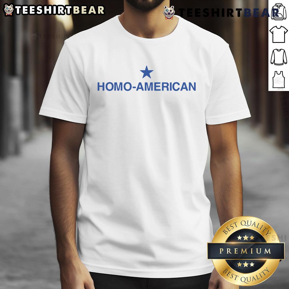 Funny Homo American Salvation T Shirt Funny Homo American Salvation T-Shirt featuring humorous graphics and vibrant colors, perfect for casual wear.