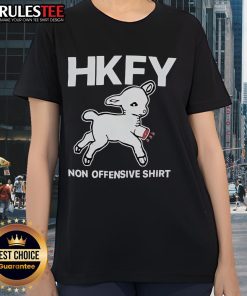 Funny Hong Kong Fcked You non-offensive Lamputated ladies tee featuring a humorous graphic design.