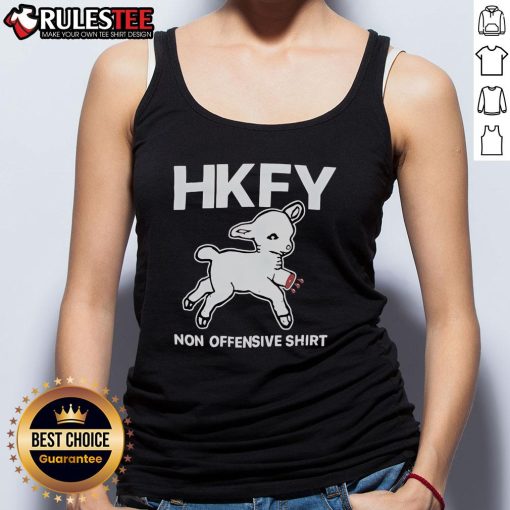 Funny Hong Kong tank top featuring a humorous design, perfect for casual wear and making a statement.