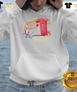 Funny 'I'm Smol and I Can't Drive' cute hoodie design featuring playful text and vibrant colors.