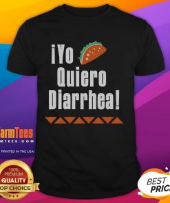 Funny Iyo Quiero Diarrhea T-Shirt featuring humorous text design, perfect for quirky fashion lovers.