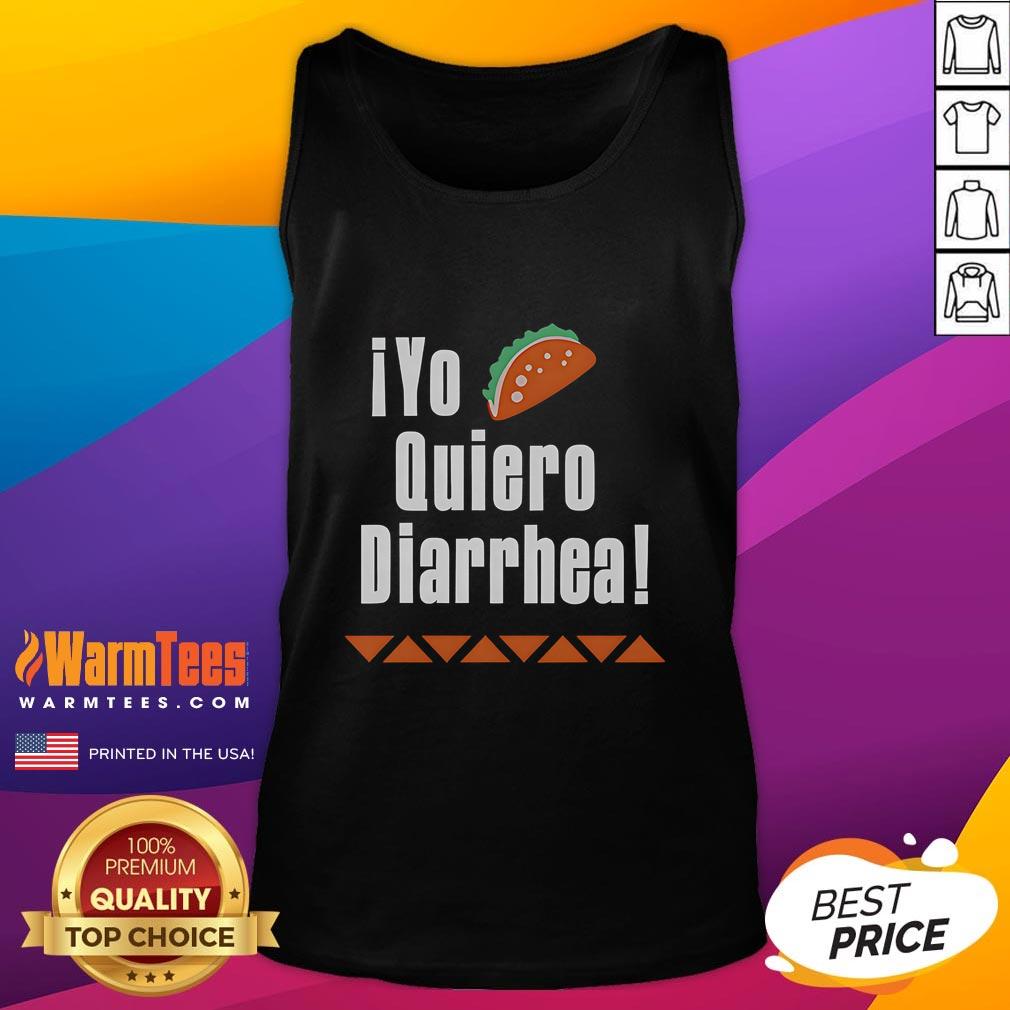 Funny Iyo Quiero Diarrhea Tank Top Funny Iyo Quiero Diarrhea tank top featuring humorous text design for casual wear and comedy lovers.