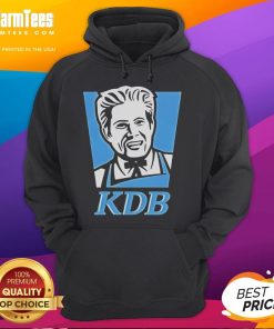 Funny Kevin De Bruyne KFC logo parody hoodie design featuring vibrant colors and playful graphics for football fans.