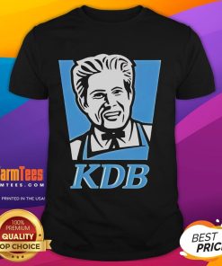 Funny Kevin De Bruyne KFC logo parody T-shirt featuring a humorous design for football fans and KFC lovers.