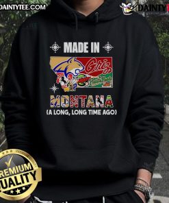 Funny Made In Montana A Long Long Time Ago hoodie featuring a vintage design and cozy style for casual wear.