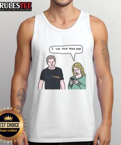 Funny meme I like you pride tank top featuring vibrant colors and a playful design for LGBTQ+ pride celebrations.