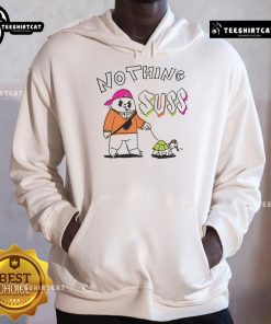 Funny Nothing Suss Hoodie featuring a playful design, perfect for casual wear and making a statement.