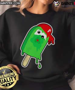 Funny Phan Pop ice cream sweatshirt featuring vibrant colors and playful design, perfect for casual wear and ice cream lovers.