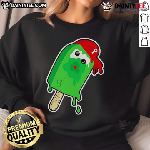 Funny Phan Pop ice cream sweatshirt featuring vibrant colors and playful design, perfect for casual wear and ice cream lovers.