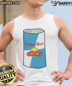 Cute tank top featuring a funny ribbit bull design, perfect for casual wear and animal lovers.