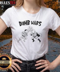 Funny Star Wars Trump and Musk War tee for ladies, featuring humorous graphic design and pop culture references.