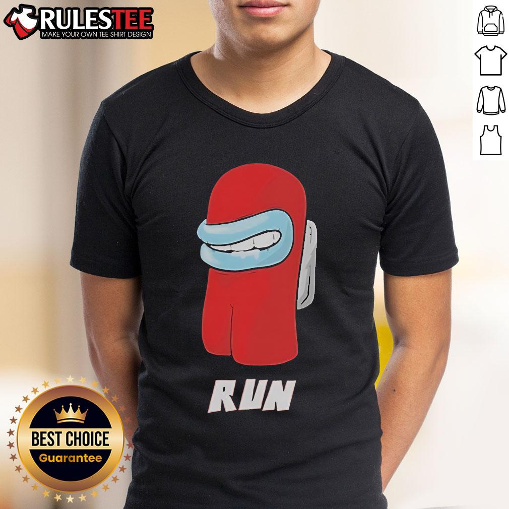 Funny Sussy Man Run Among Us T Shirt