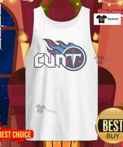 Funny Tennessee Titans tank top featuring humorous graphic, perfect for game day and showing team spirit.