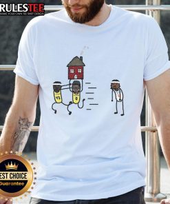 Funny Tyrese Haliburton vs Pascal Siakam meme T-shirt featuring Indiana Pacers and Oklahoma City Thunder design.